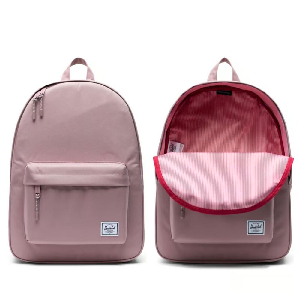 The Herschel Classic 2L Unisex Mauve Dusty Pink Ash Rose Bookbag Backpack